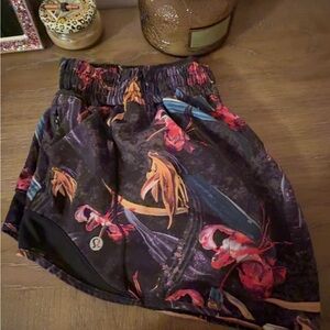 Lululemon Floral Athletic Shorts